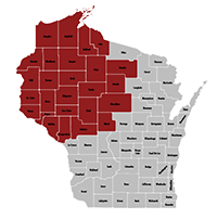 Wisconsin map
