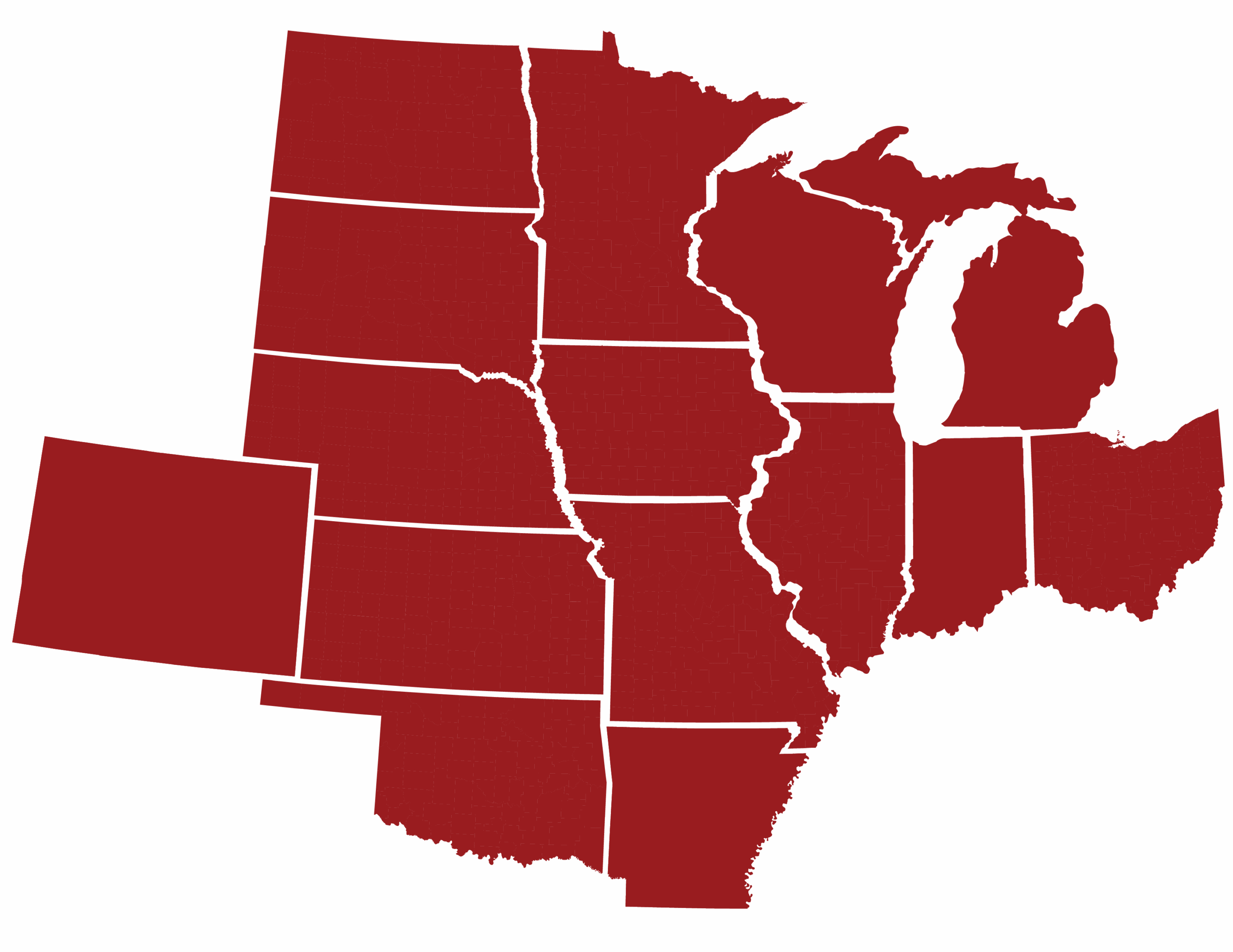 DHI Territory map